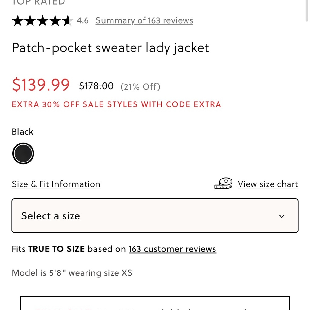 J.Crew Lady Sweater Jacket | Size Large | Black
Bouclé Knit | Layering Staple - Picture 10 of 10